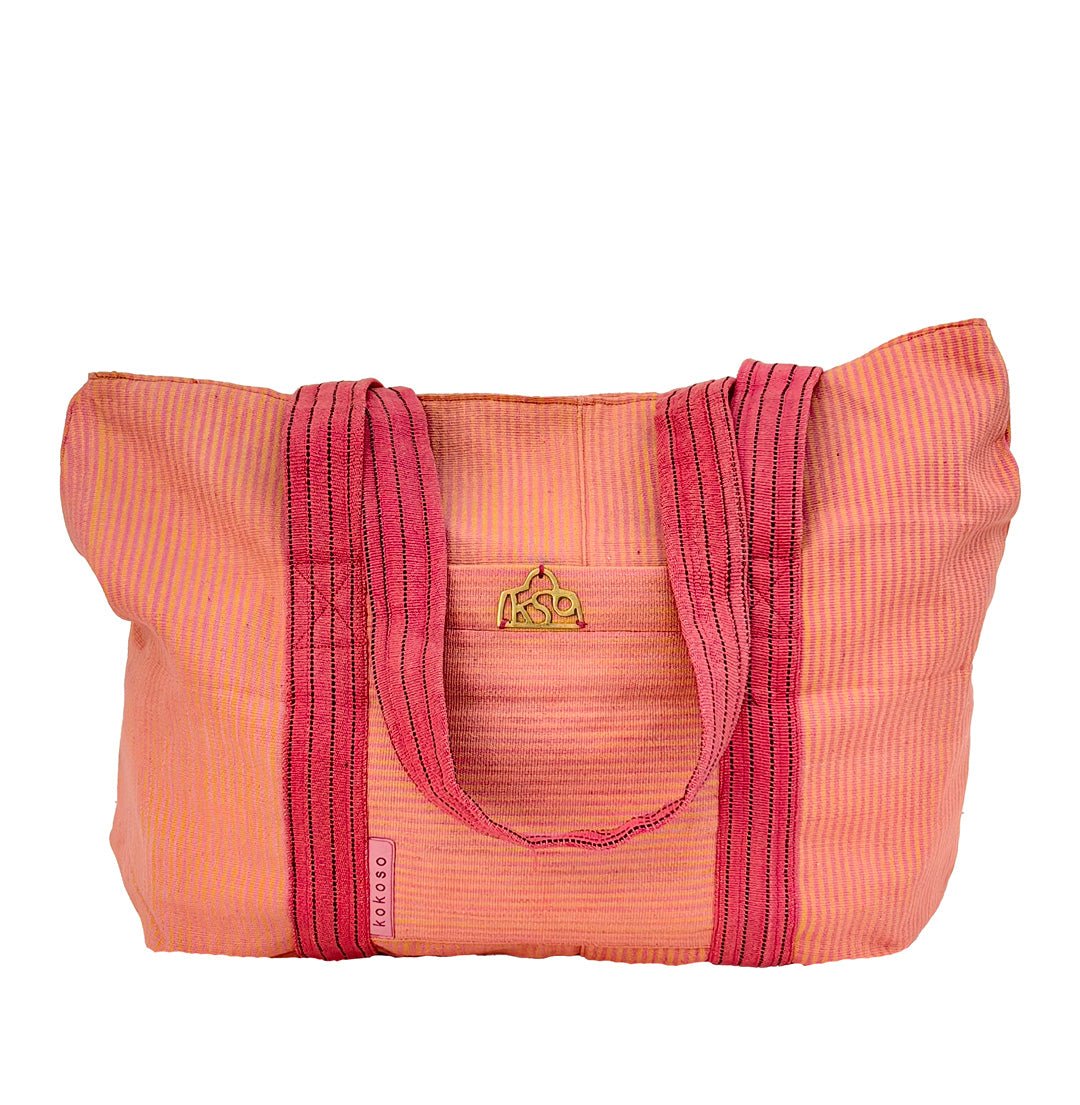 Sac en Faso Dan Fani, fait main à Bobo Dioulasso. Grand format pour tous les jours.