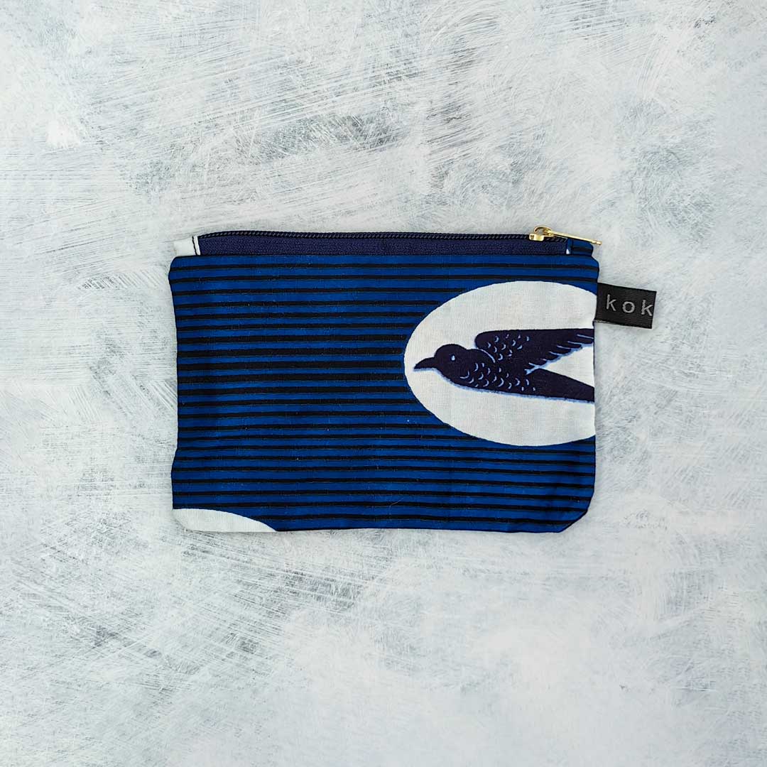 Pochette multi-fonction, cadeau pratique, motif hirondelle
