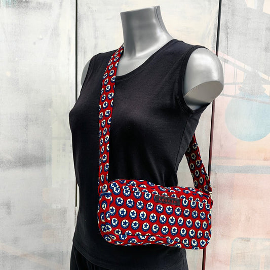 Sac en tissu Wax, fabriqué à la main pour le quotidien. Mode durable du Burkina Faso.