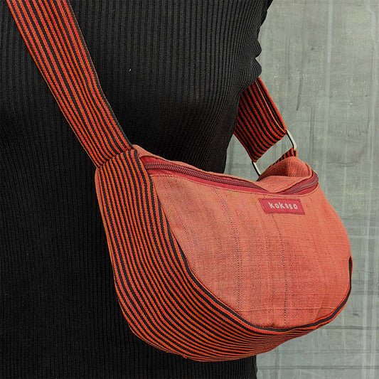 cadeau idéal, Sac tissé à bandoulière éthique et vegan