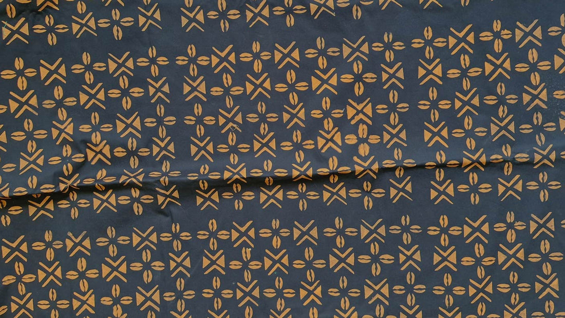 tissu imprimé par la technique de bogolan