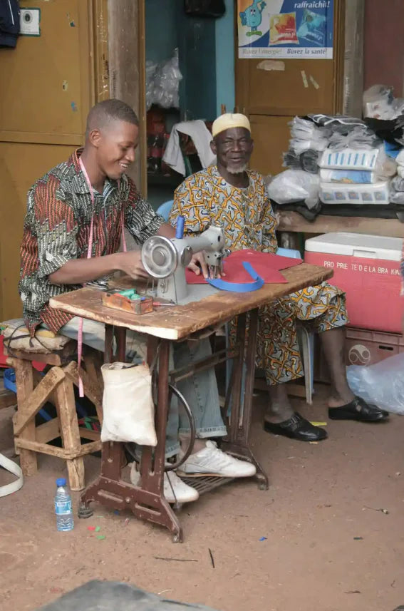 mon premier couturier ! C'est avec lui que j'ai commencé à developper kokoso