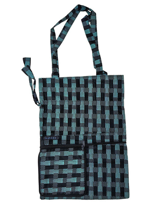 Sac artisanal en tissu africain, fabriqué vegan. Slow fashion de créateur.