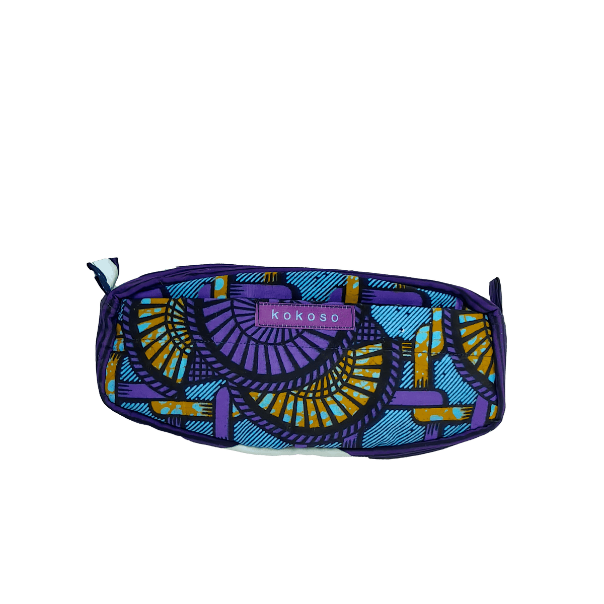 Trousse de toilette avec poche à l’intérieur et une à l’extérieur fabrication vegan.