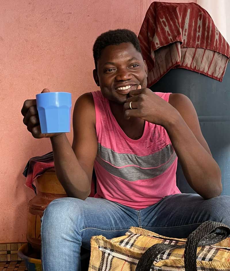 Le couturier à Bobo Dioulasso qui confectionne tous les sacs de kokoso maintenant