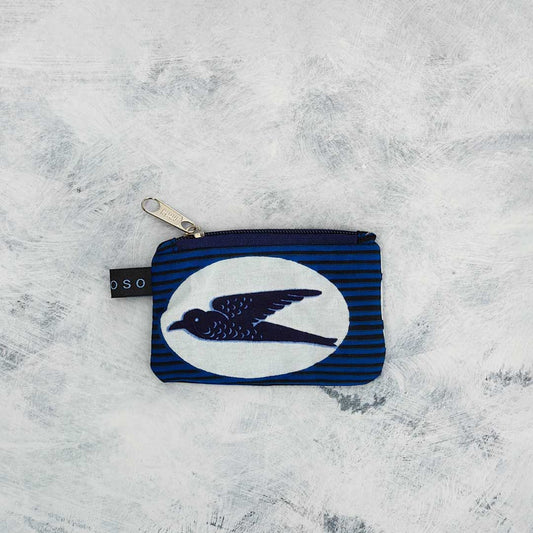 Pochette idéale à offrir ou utiliser comme emballage cadeau, hirondelle