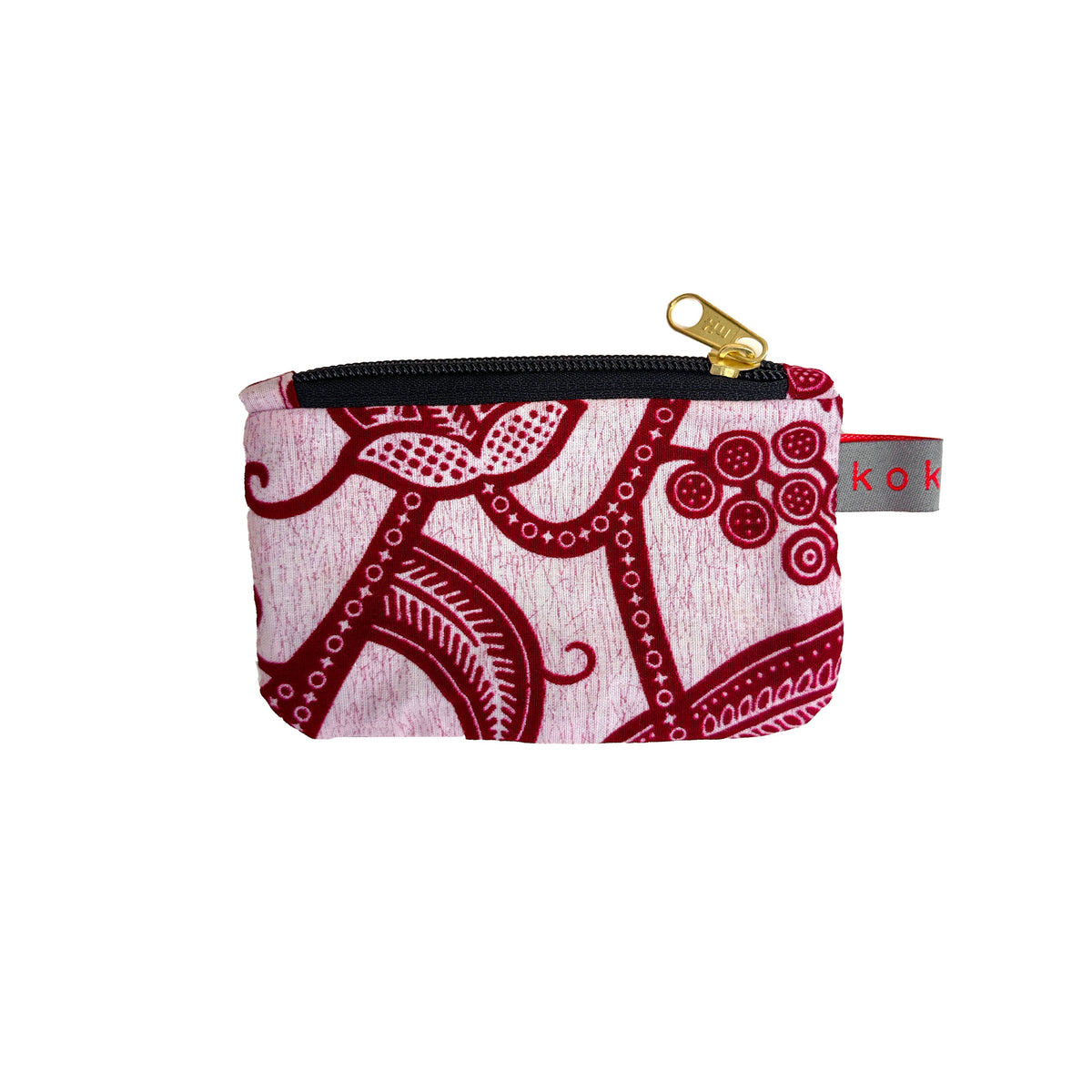 Pochette vegan fait main par des artisans à Bobo Dioulasso.
