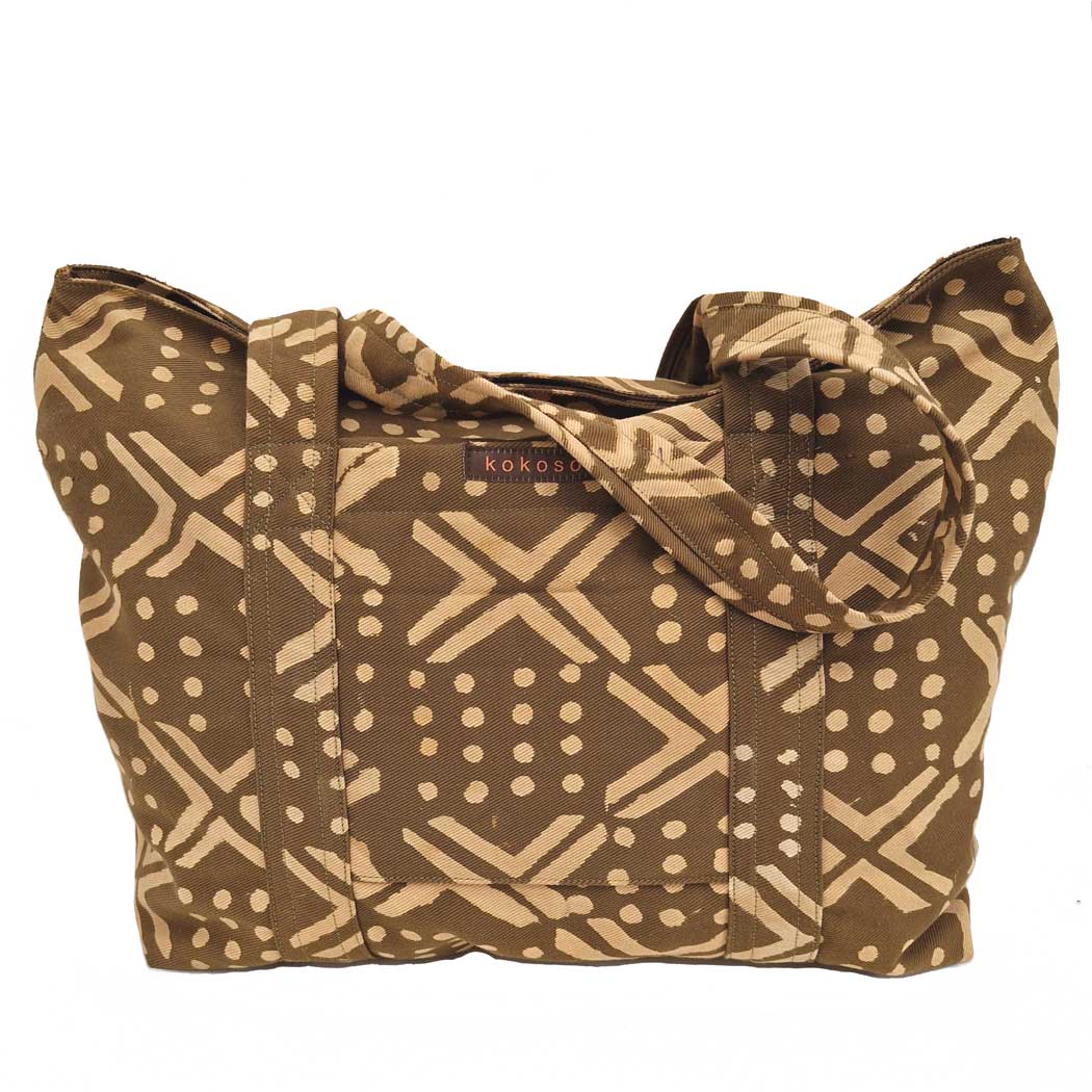 kokoso sac fait main en bogolan à Bobo Dioulasso