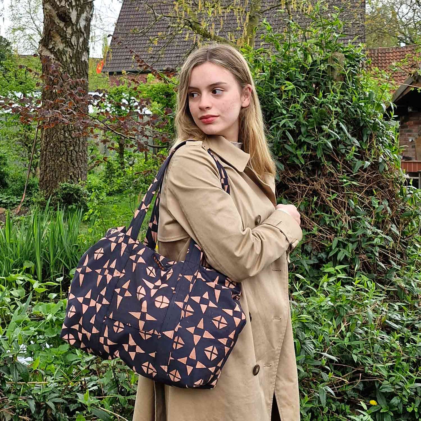 Sac à main bogolan produit sous des conditions équitables