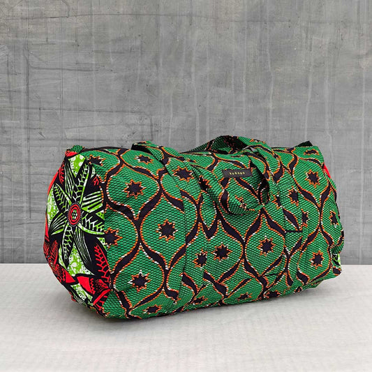 sac de voyage en wax vert
