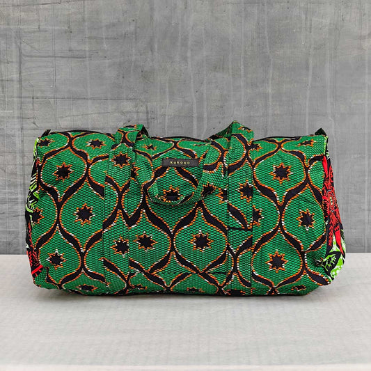 sac de voyage en wax vert