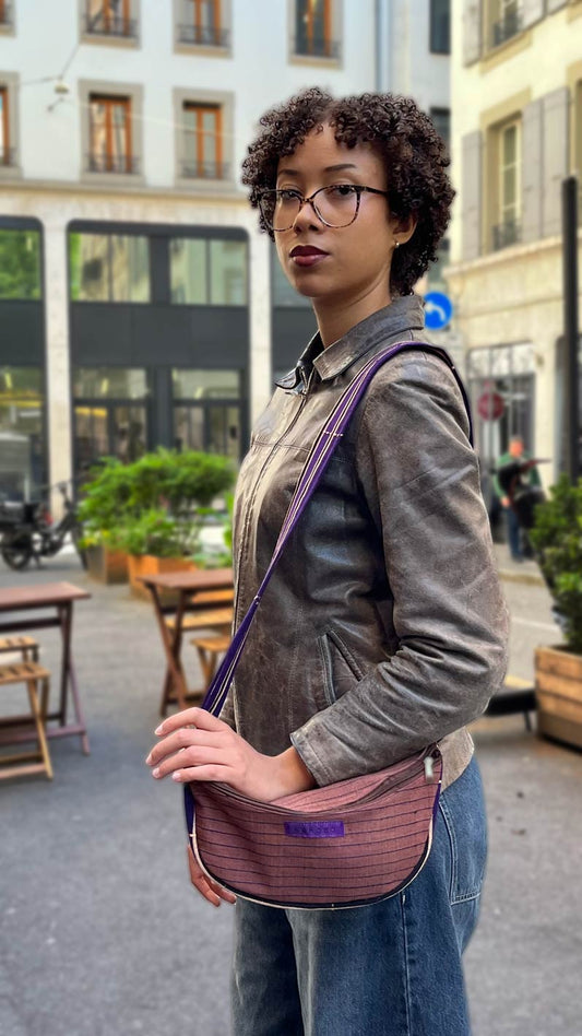sac lune en Faso Dan Fani violet
