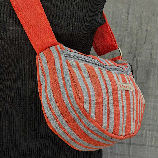 cadeau pratique, Sac tissé à bandoulière éthique et vegan