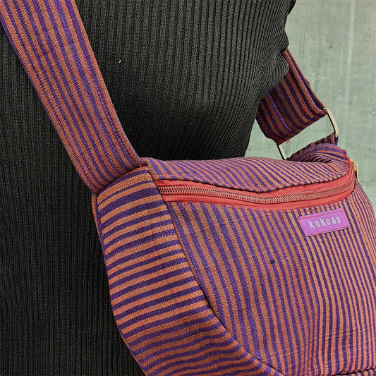 cadeau idéal, Sac tissé à bandoulière éthique et vegan